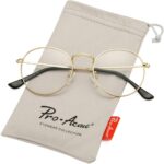 Gold Round Clear Lens Frames