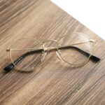 Gold Round Clear Lens Frames