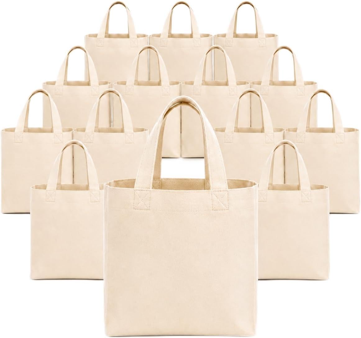 Small Cotton Canvas Tote Bags